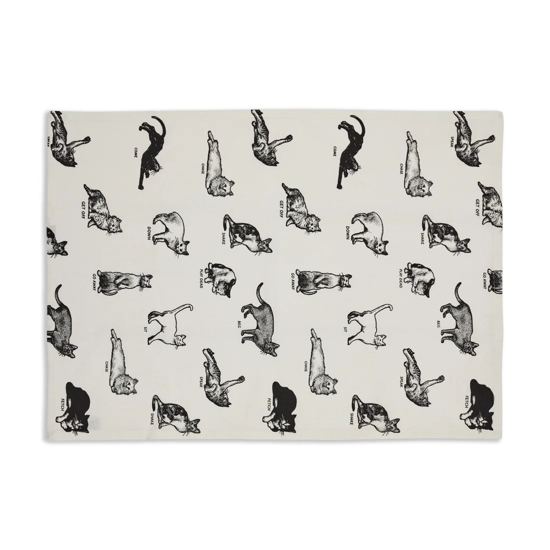 CAT TRICKS TEA TOWEL