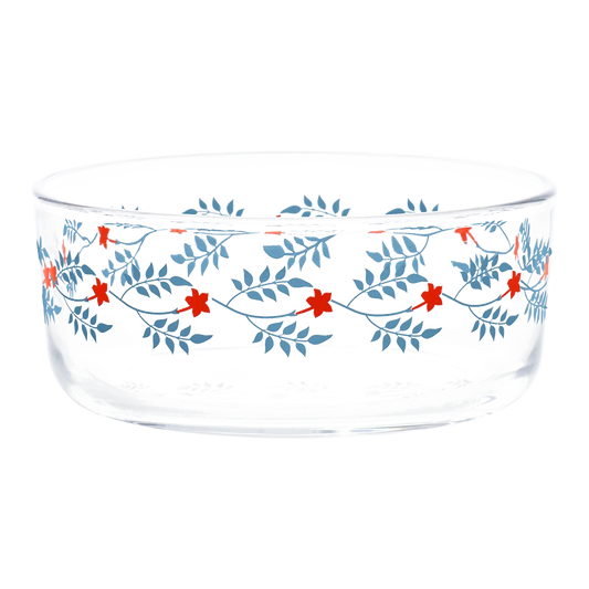 Vintage Floral - Tammy Storage Bowl with Lid versatile tableware, with a clean, polished finish and distinctive shape or artwork; useful for cereal, soup, snacks, sides, desserts, or everyday prep and serving. Alternate product view shows more of the shape, finish, and design details.