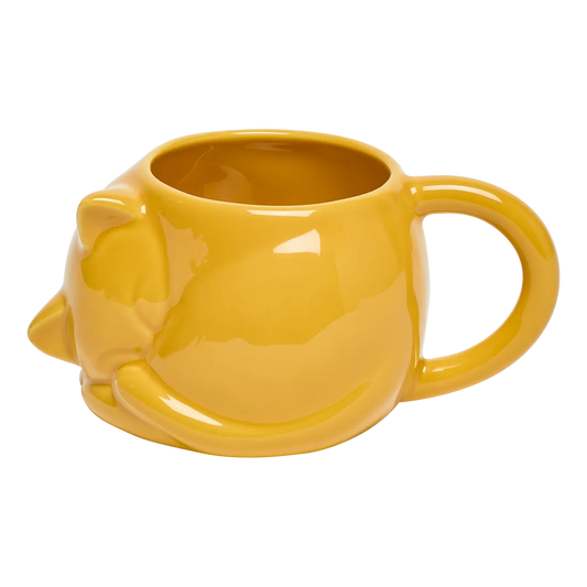 Cat Mug ceramic drinkware, with a clean, polished finish and distinctive shape or artwork; a comfortable everyday choice for coffee, tea, cocoa, or desk-side sipping. Alternate product view shows more of the shape, finish, and design details.