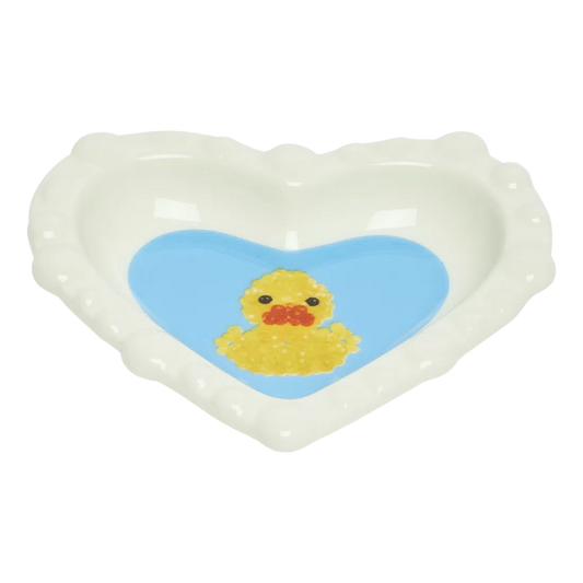 Fishs Eddyxsusan Alexandra Duckie Dish serving and catchall piece, with a clean, polished finish and distinctive shape or artwork; useful for snacks and small bites, or for organizing jewelry, keys, and countertop essentials.