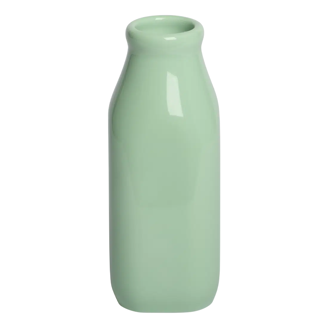 Farmers Market - Milk Jug - Mint pouring vessel, with a clean, polished finish and distinctive shape or artwork; handy for cream, milk, sauces, small-batch drinks, or as a compact tabletop accent. Additional view helps show the profile, scale, and decorative details.