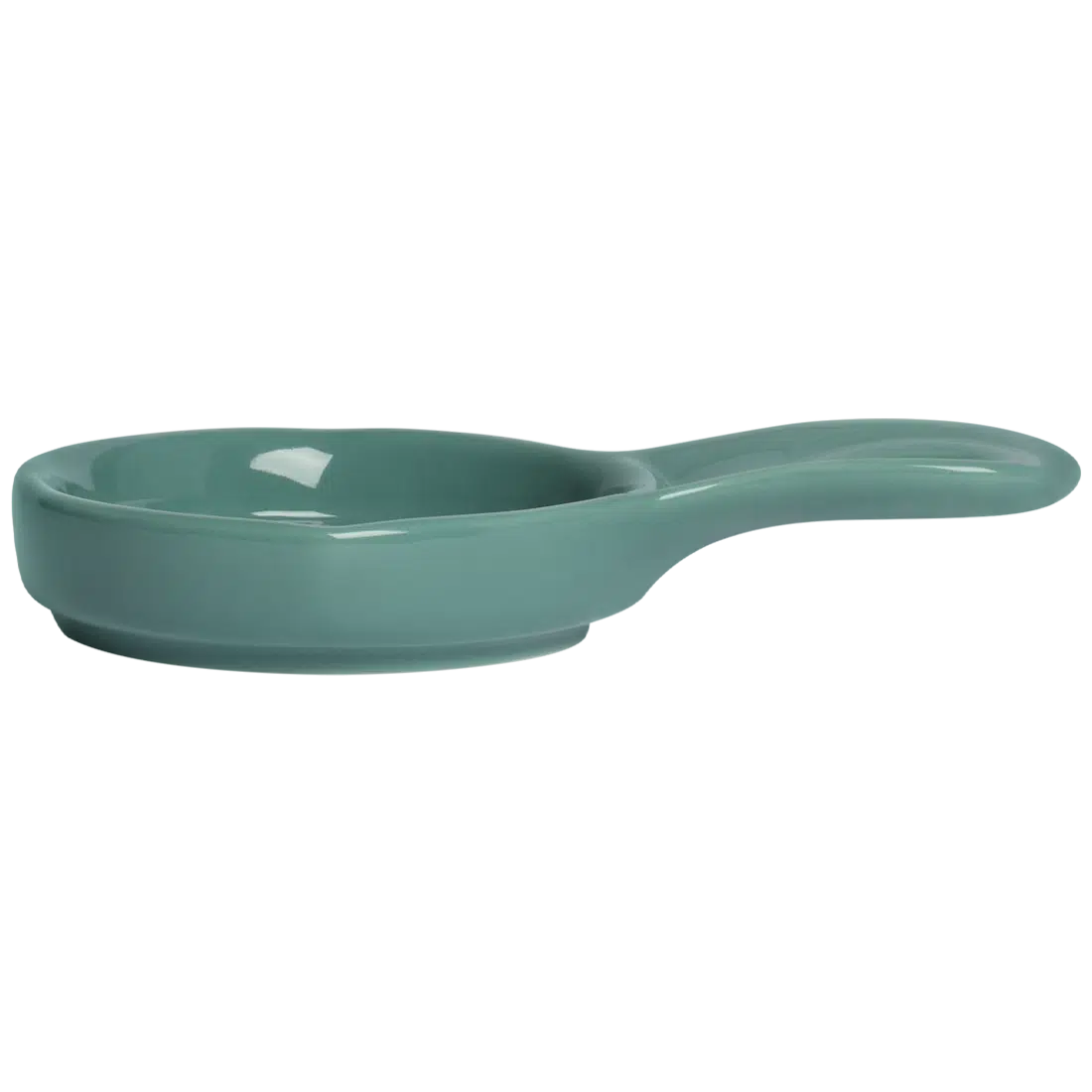 Farmers Market - Spoon Holder - Teal countertop organizer, with a clean, polished finish and distinctive shape or artwork; helps keep utensils, spoons, packets, or small kitchen essentials tidy and easy to reach. Additional view helps show the profile, scale, and decorative details.