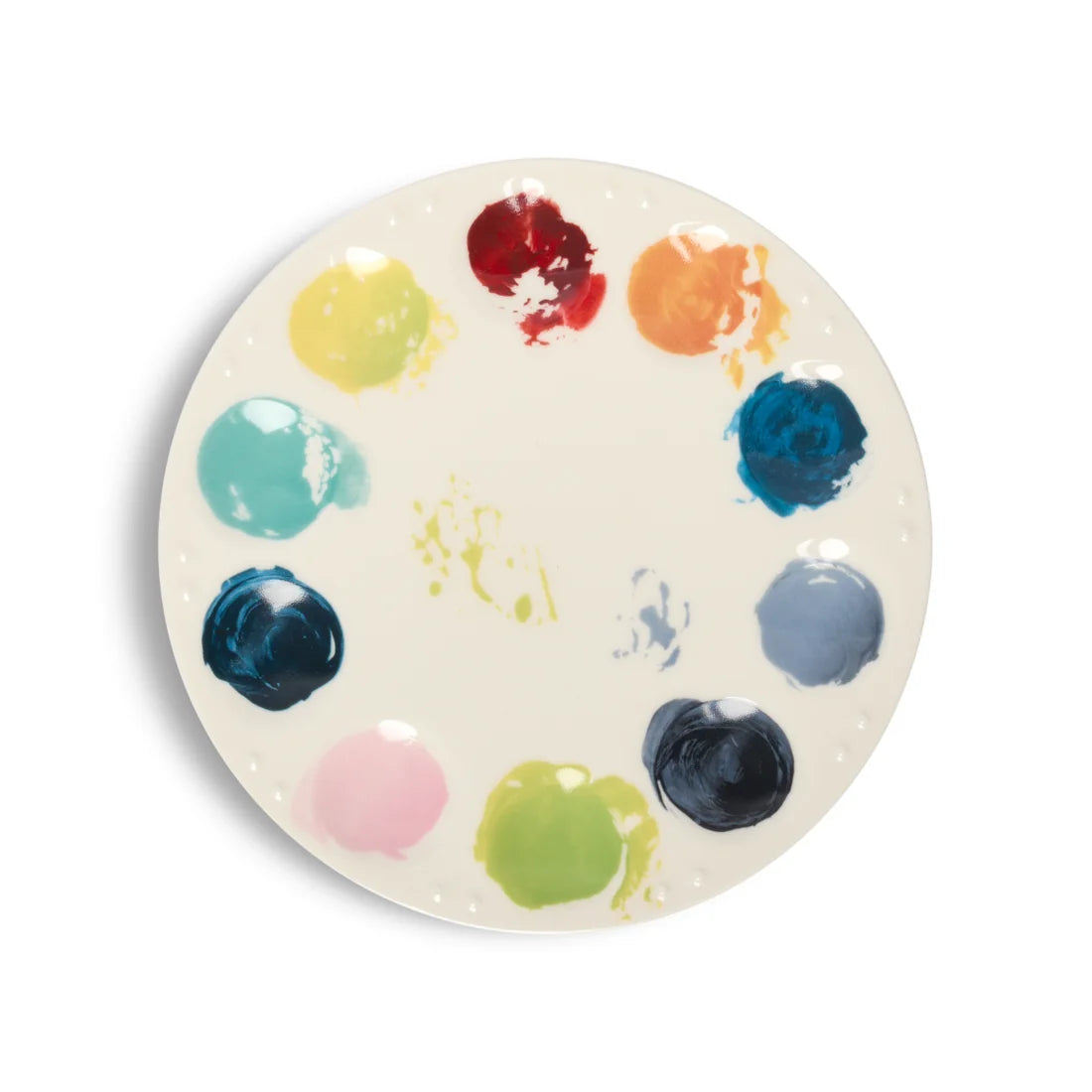 ARTIST PALETTE SIDE PLATE (6.9")