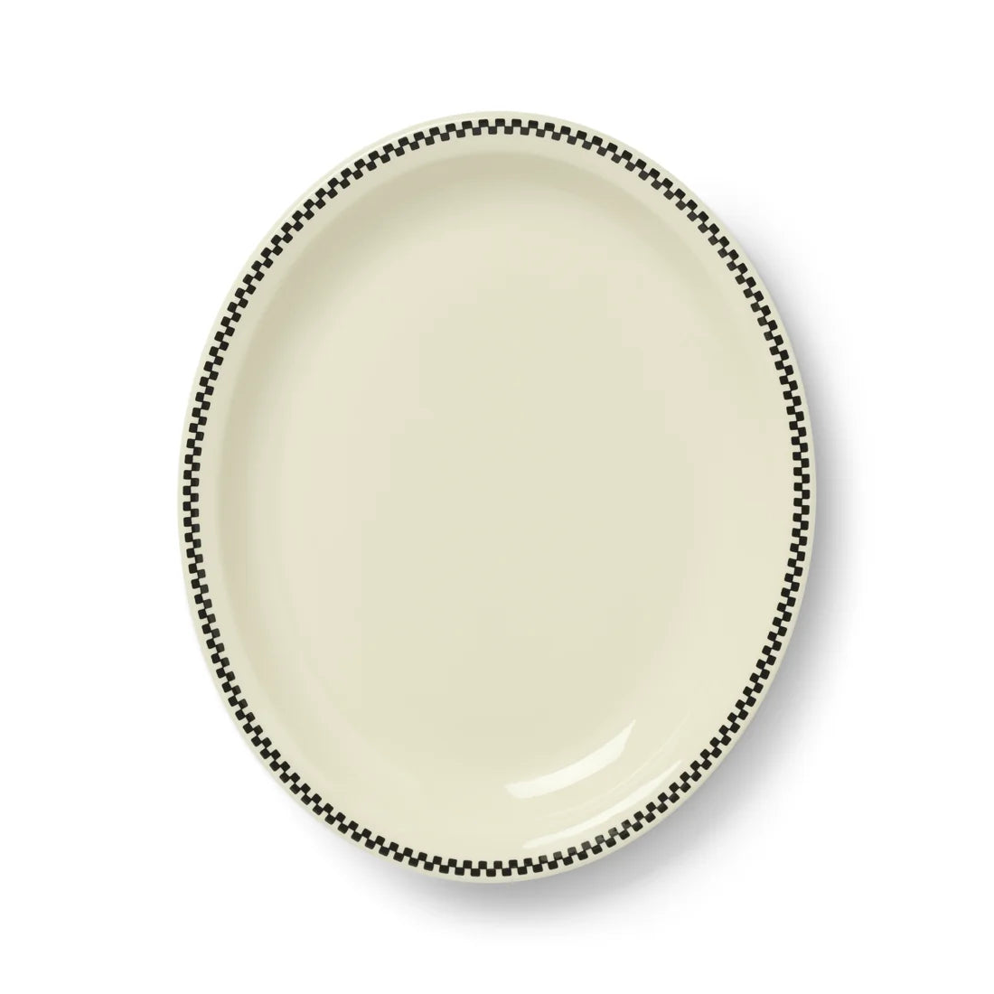 CHECKERBOARD - MEDIUM PLATTER (12.37")
