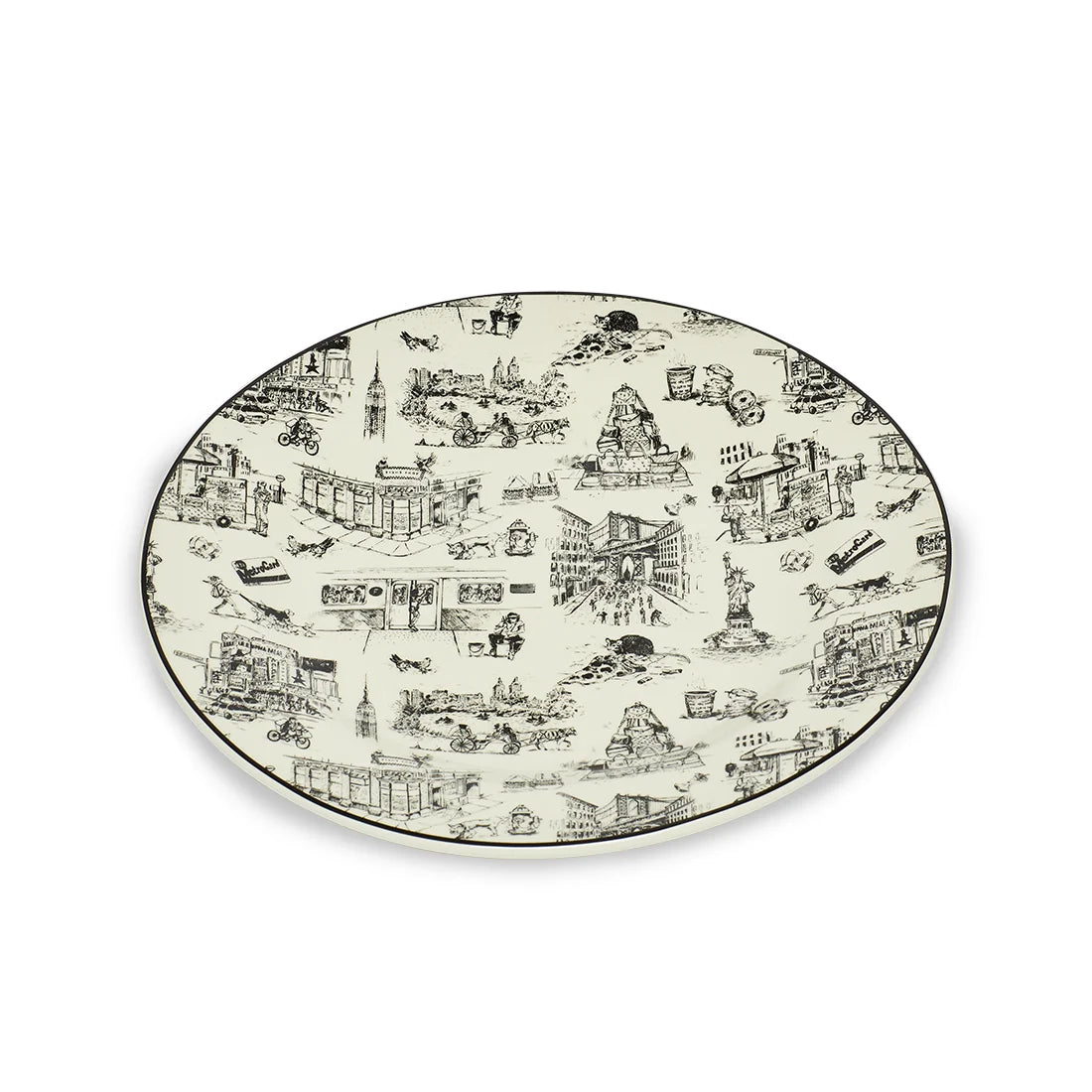 NYC TOILE - DINNER PLATE (10.25")