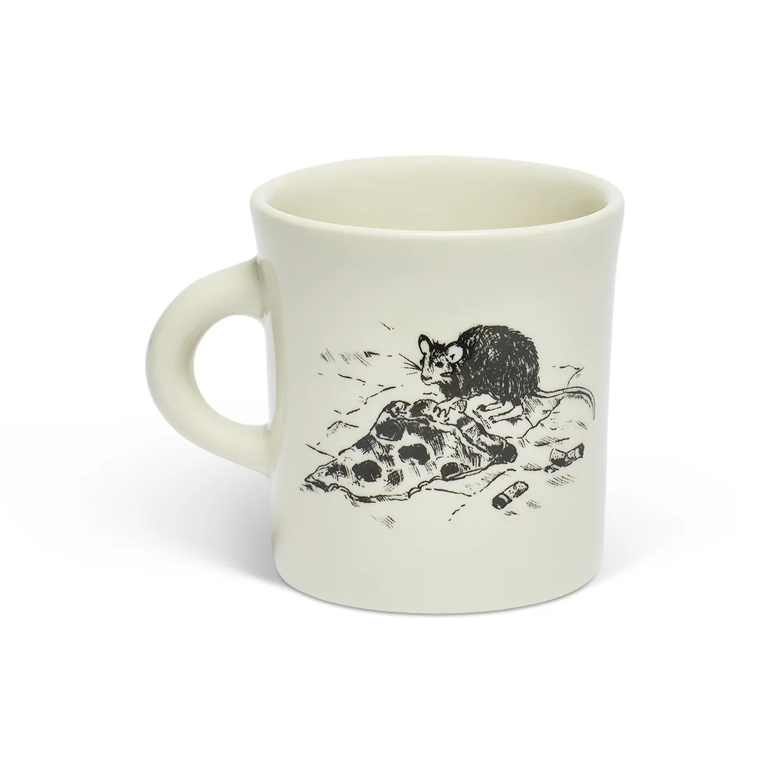 NYC TOILE - PIZZA RAT MUG (8.75OZ)