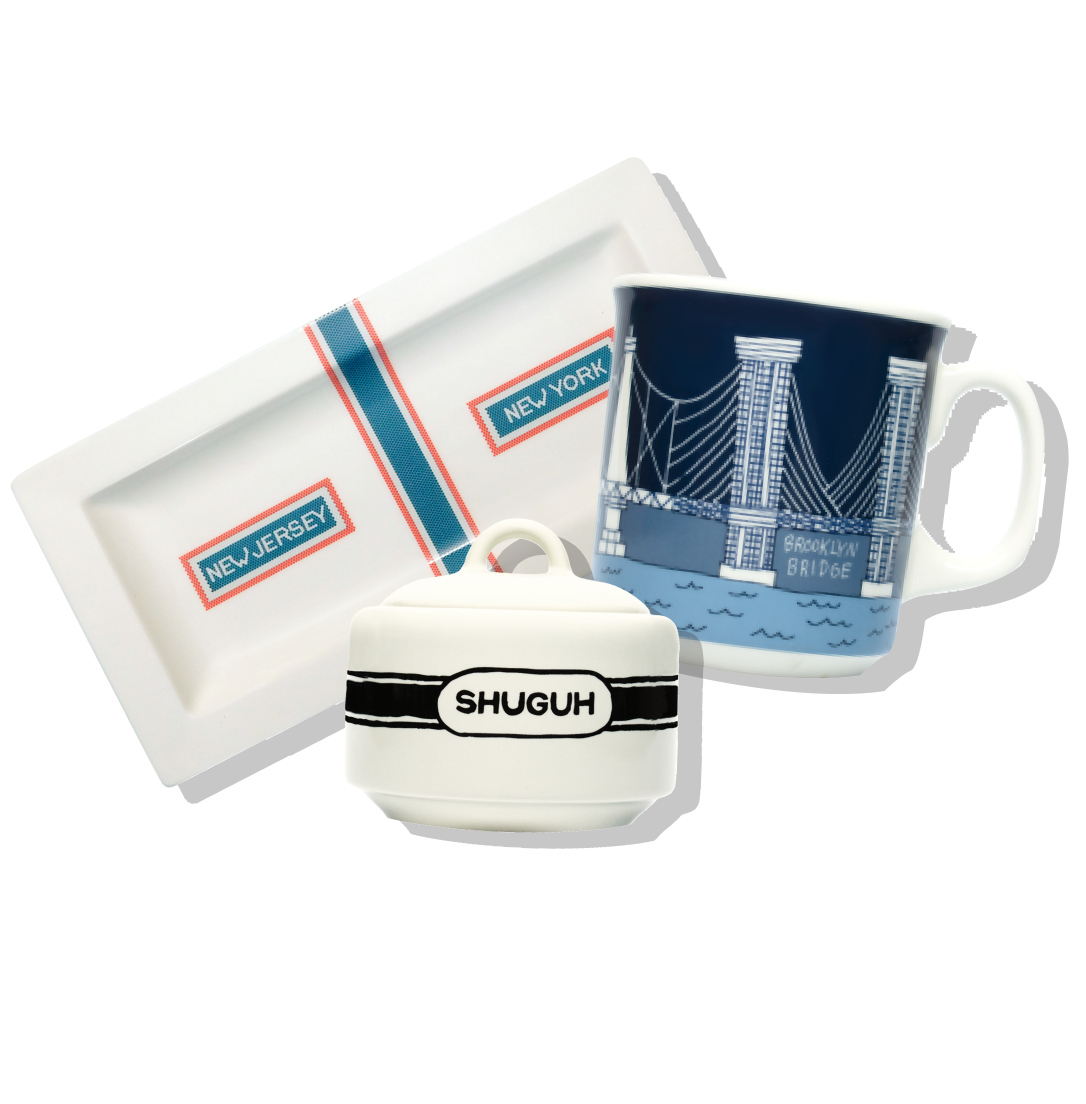 New York City-themed dishes and gifts