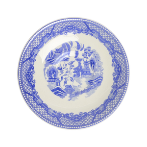 BLUE WILLOW SAUCER (6
