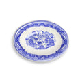 BLUE WILLOW DEEP OVAL PLATTER (5")