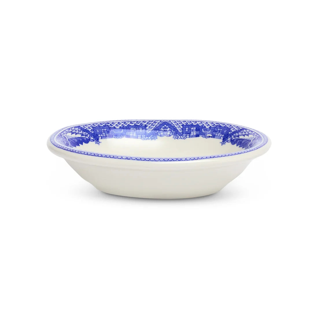BLUE WILLOW DEEP OVAL PLATTER (5")