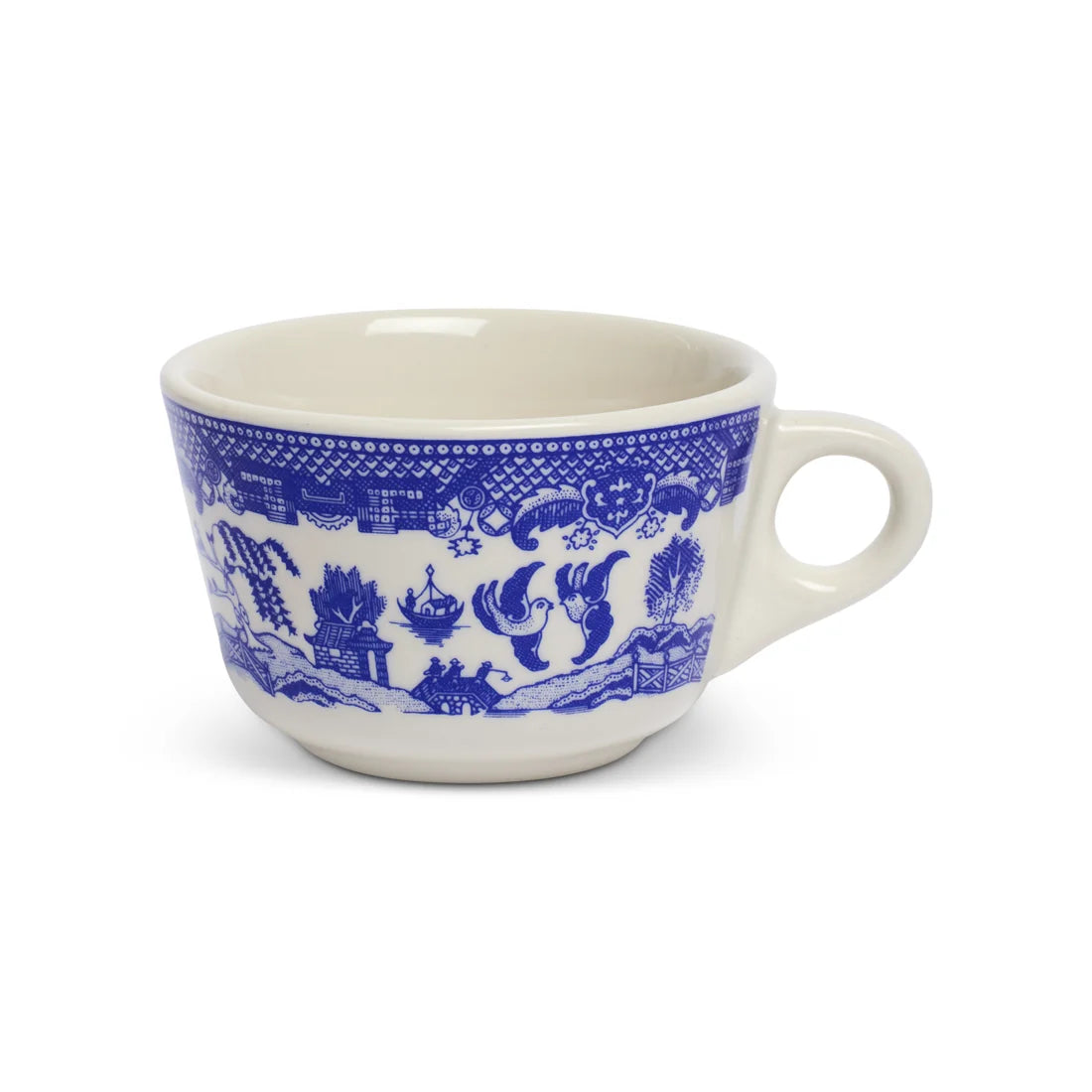 BLUE WILLOW COFFEE CUP (6.4OZ)