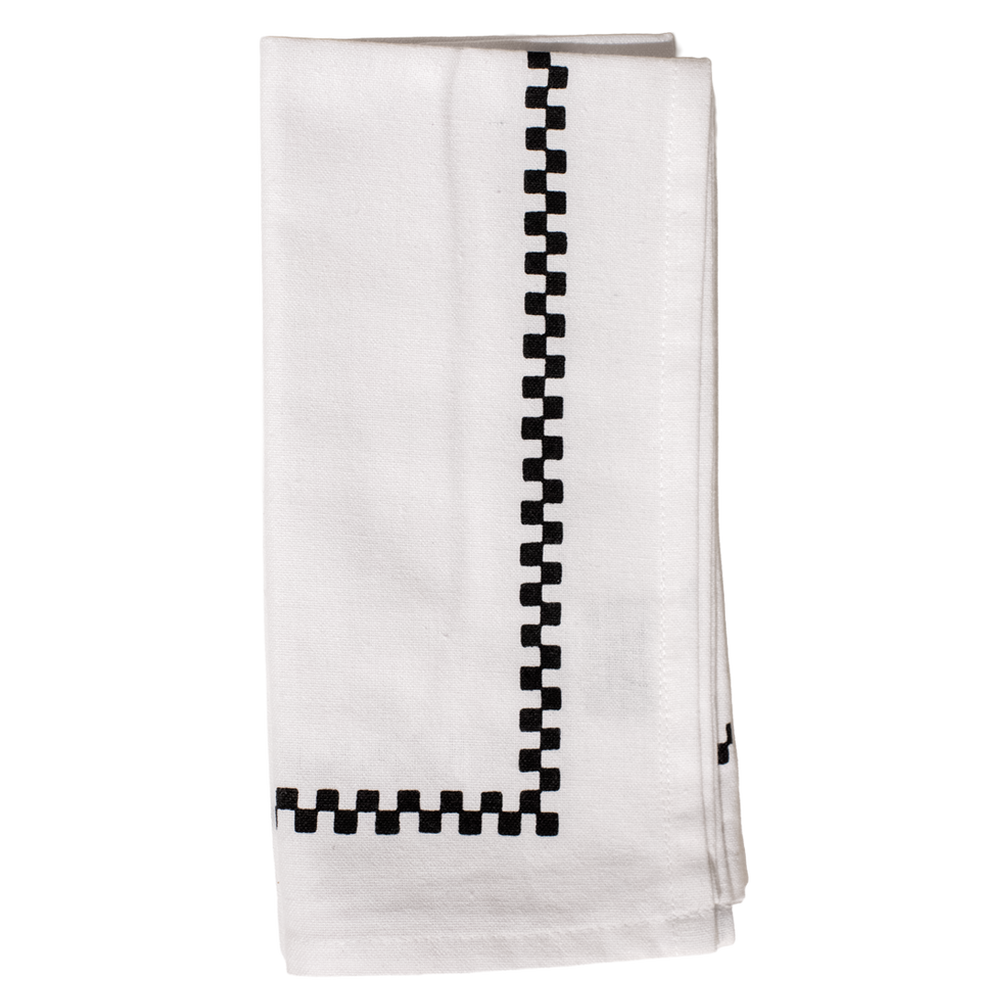 Checkerboard Pack Napkin crafted for coordinated table settings, great for layering into relaxed entertaining and everyday dining