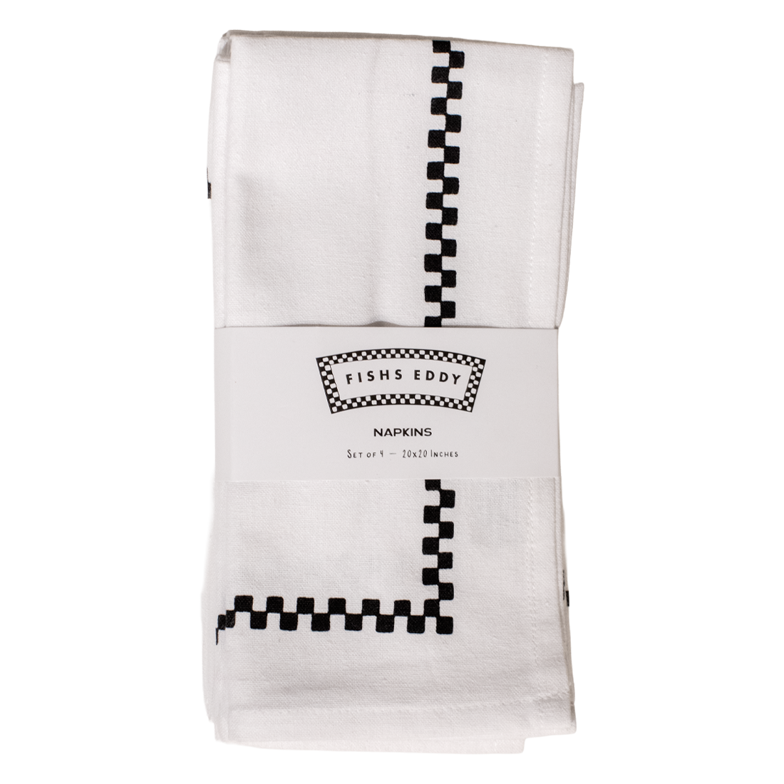 Logo Frame Check Pack Napkin crafted for coordinated table settings, adds texture and personality alongside plates bowls and glassware