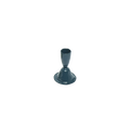 Candle Holder Blue - Sml decorative candle holder, with a distinctive, well-considered design that adds personality to everyday spaces; brings color and height to a table or mantel while giving taper candles a distinctive base. Additional view helps show the profile, scale, and decorative details.