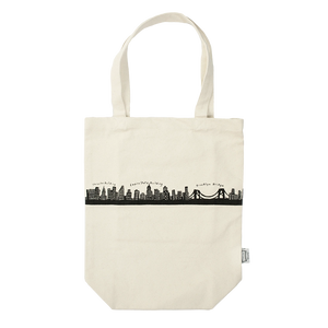 212 SKYLINE - MEDIUM CANVAS TOTE (14