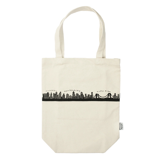 212 Skyline - Medium Canvas Tote reusable carryall, with eye-catching graphics or color designed to feel useful as well as expressive; a practical everyday bag for errands, books, groceries, commuting, or gifting. Primary product view highlights the overall design and proportions.