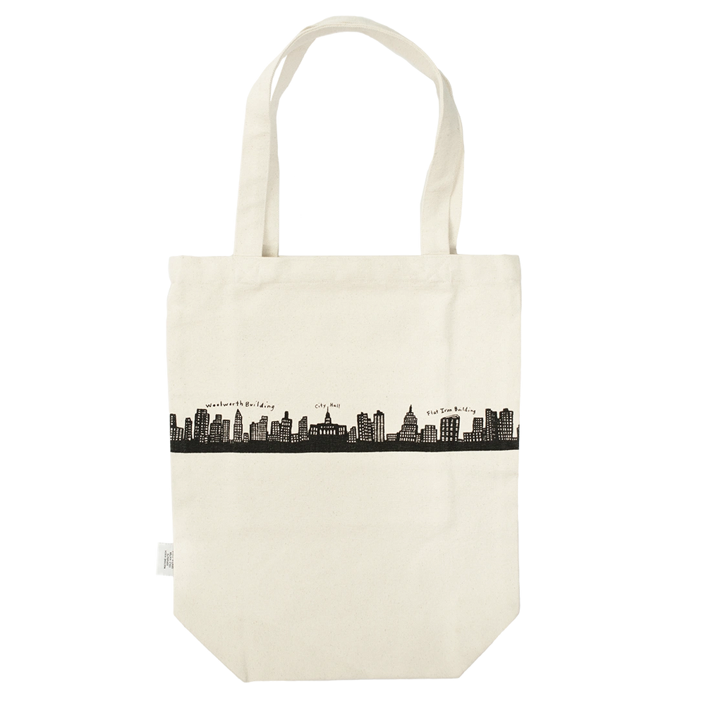 212 Skyline - Medium Canvas Tote reusable carryall, with eye-catching graphics or color designed to feel useful as well as expressive; a practical everyday bag for errands, books, groceries, commuting, or gifting. Alternate product view shows more of the shape, finish, and design details.
