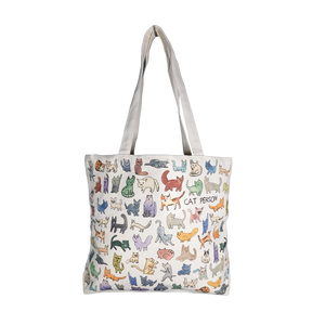 BEN LENOVITZ - MEDIUM CAT PERSON TOTE (14
