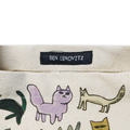 Ben Lenovitz - Cat Person Canvas Tote - Med reusable carryall, with eye-catching graphics or color designed to feel useful as well as expressive; a practical everyday bag for errands, books, groceries, commuting, or gifting. Additional view helps show the profile, scale, and decorative details.