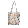 Ben Lenovitz - Dog Person Canvas Tote - Med reusable carryall, with eye-catching graphics or color designed to feel useful as well as expressive; a practical everyday bag for errands, books, groceries, commuting, or gifting. Primary product view highlights the overall design and proportions.