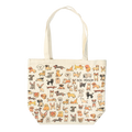 Ben Lenovitz - Dog Person Canvas Tote - Med reusable carryall, with eye-catching graphics or color designed to feel useful as well as expressive; a practical everyday bag for errands, books, groceries, commuting, or gifting. Additional view helps show the profile, scale, and decorative details.