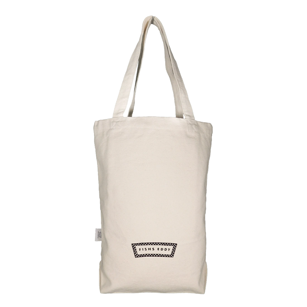 Brooklynese - Medium New Yawk Tote reusable carryall, with eye-catching graphics or color designed to feel useful as well as expressive; a practical everyday bag for errands, books, groceries, commuting, or gifting. Additional view helps show the profile, scale, and decorative details.