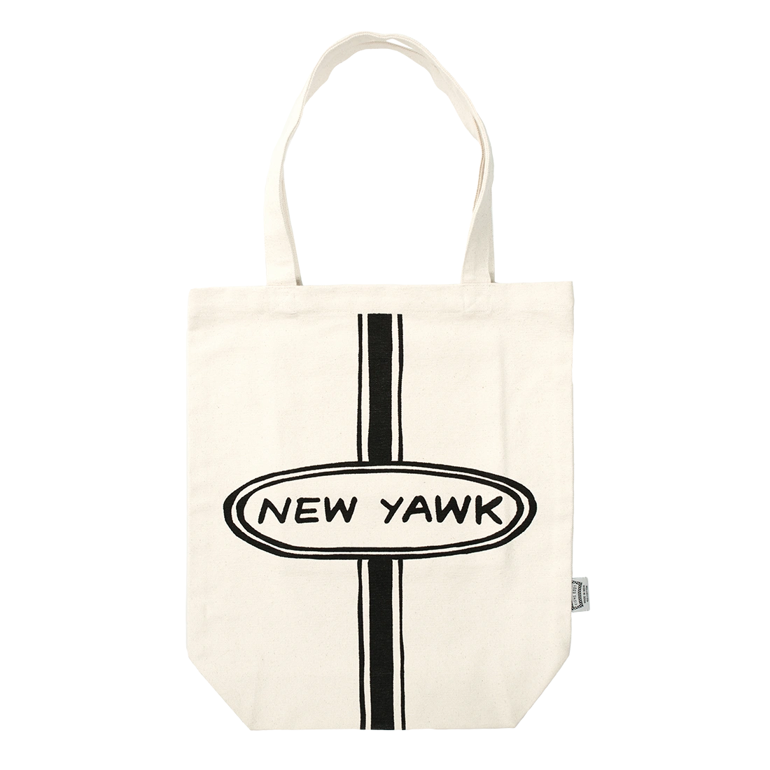 Brooklynese - Medium New Yawk Tote reusable carryall, with eye-catching graphics or color designed to feel useful as well as expressive; a practical everyday bag for errands, books, groceries, commuting, or gifting. Additional product view reveals more styling, construction, or packaging details.