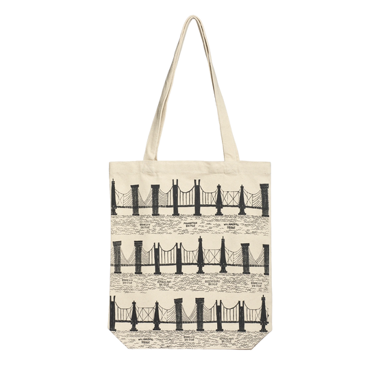 Bridge & Tunnel - Medium Bridge Tote reusable carryall, with eye-catching graphics or color designed to feel useful as well as expressive; a practical everyday bag for errands, books, groceries, commuting, or gifting. Primary product view highlights the overall design and proportions.