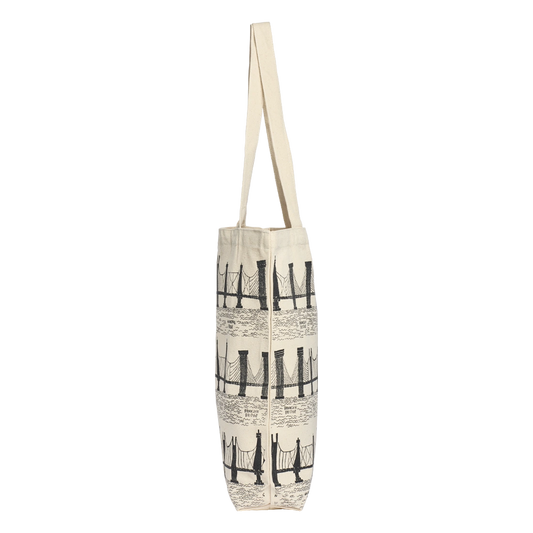 Bridge & Tunnel - Medium Bridge Tote reusable carryall, with eye-catching graphics or color designed to feel useful as well as expressive; a practical everyday bag for errands, books, groceries, commuting, or gifting. Alternate product view shows more of the shape, finish, and design details.
