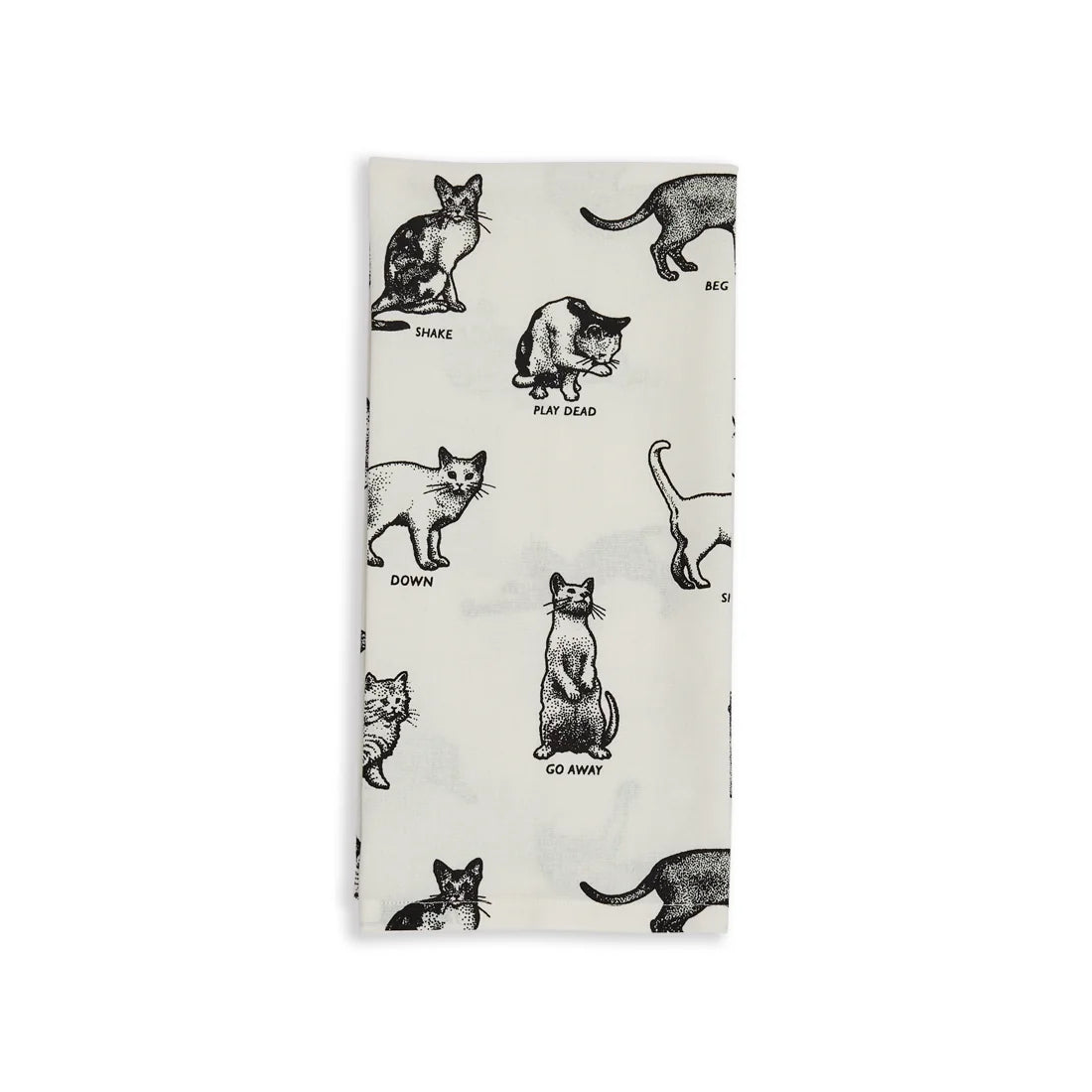 CAT TRICKS TEA TOWEL