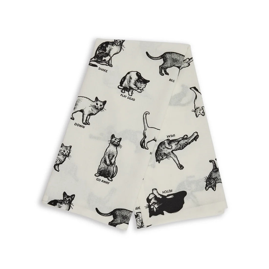 CAT TRICKS TEA TOWEL