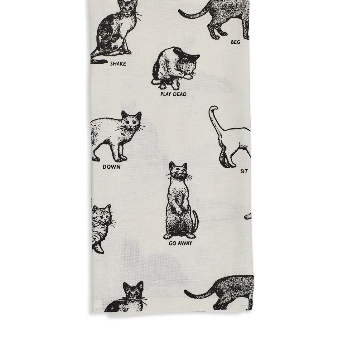CAT TRICKS TEA TOWEL