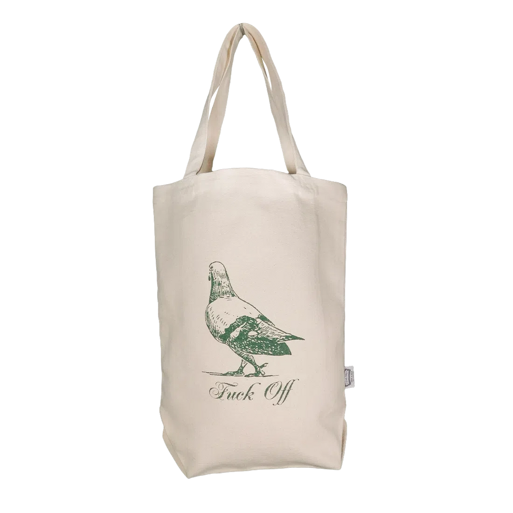 Pleasantries - Medium Fuck Off Tote reusable carryall, with eye-catching graphics or color designed to feel useful as well as expressive; a practical everyday bag for errands, books, groceries, commuting, or gifting. Primary product view highlights the overall design and proportions.
