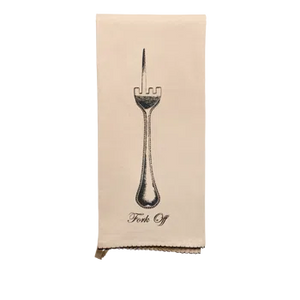 PLEASANTRIES - FORK OFF TEA TOWEL