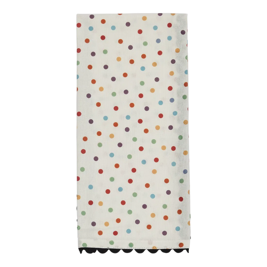 Spot on Tea Towel kitchen textile, with eye-catching graphics or color designed to feel useful as well as expressive; adds useful absorbency and personality for drying hands, handling light kitchen cleanup, or display. Primary product view highlights the overall design and proportions.