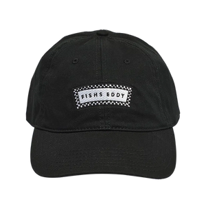 DAD HAT - CHECK LOGO - BLACK