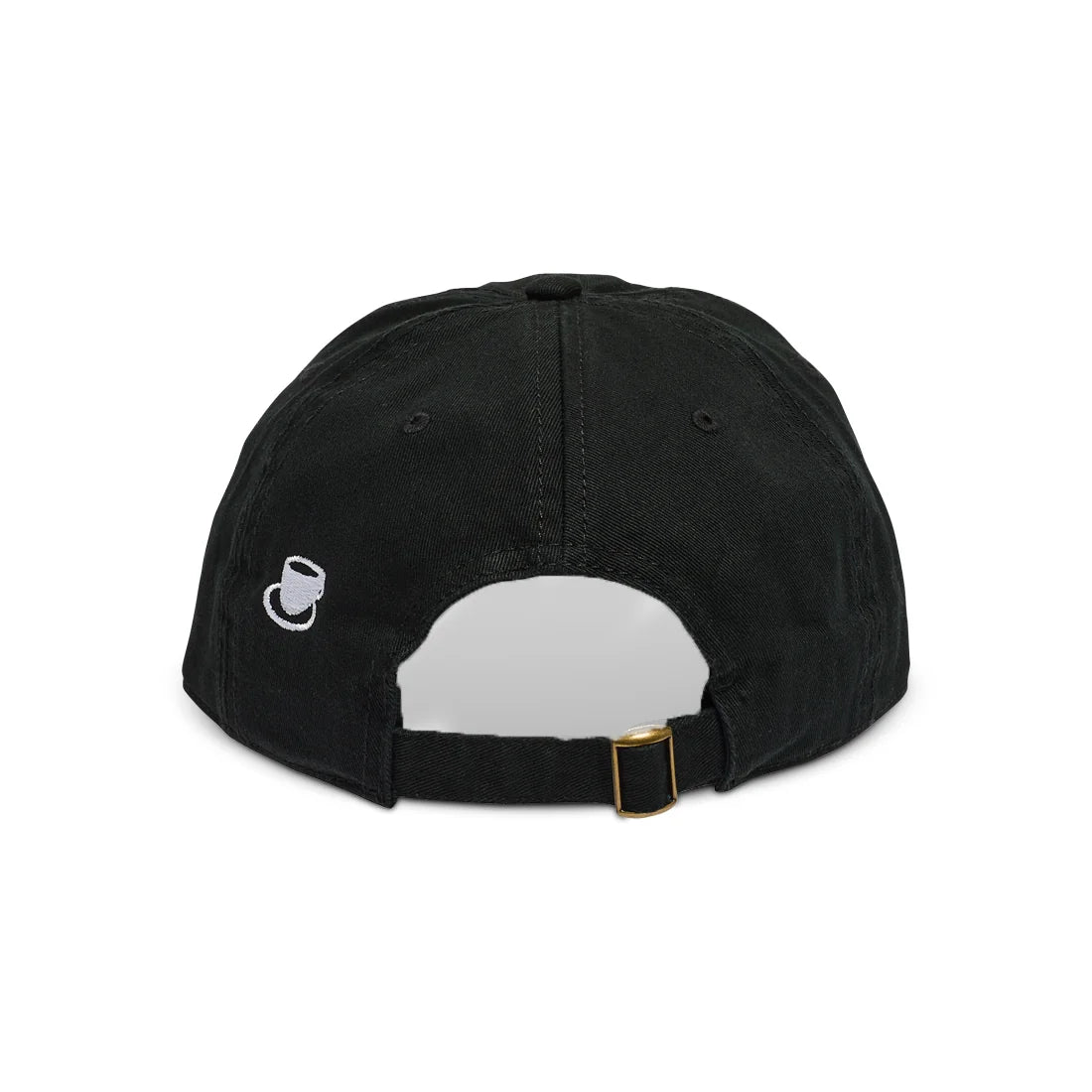 DAD HAT - CHECK LOGO - BLACK