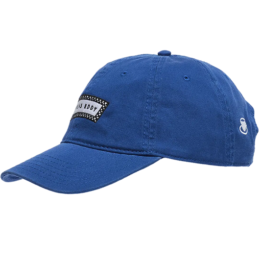 Dad Hat - Check Logo - Royal Blue casual cap, with eye-catching graphics or color designed to feel useful as well as expressive; a practical finishing piece for everyday wear, sun coverage, and an easy pop of Fishs Eddy character.