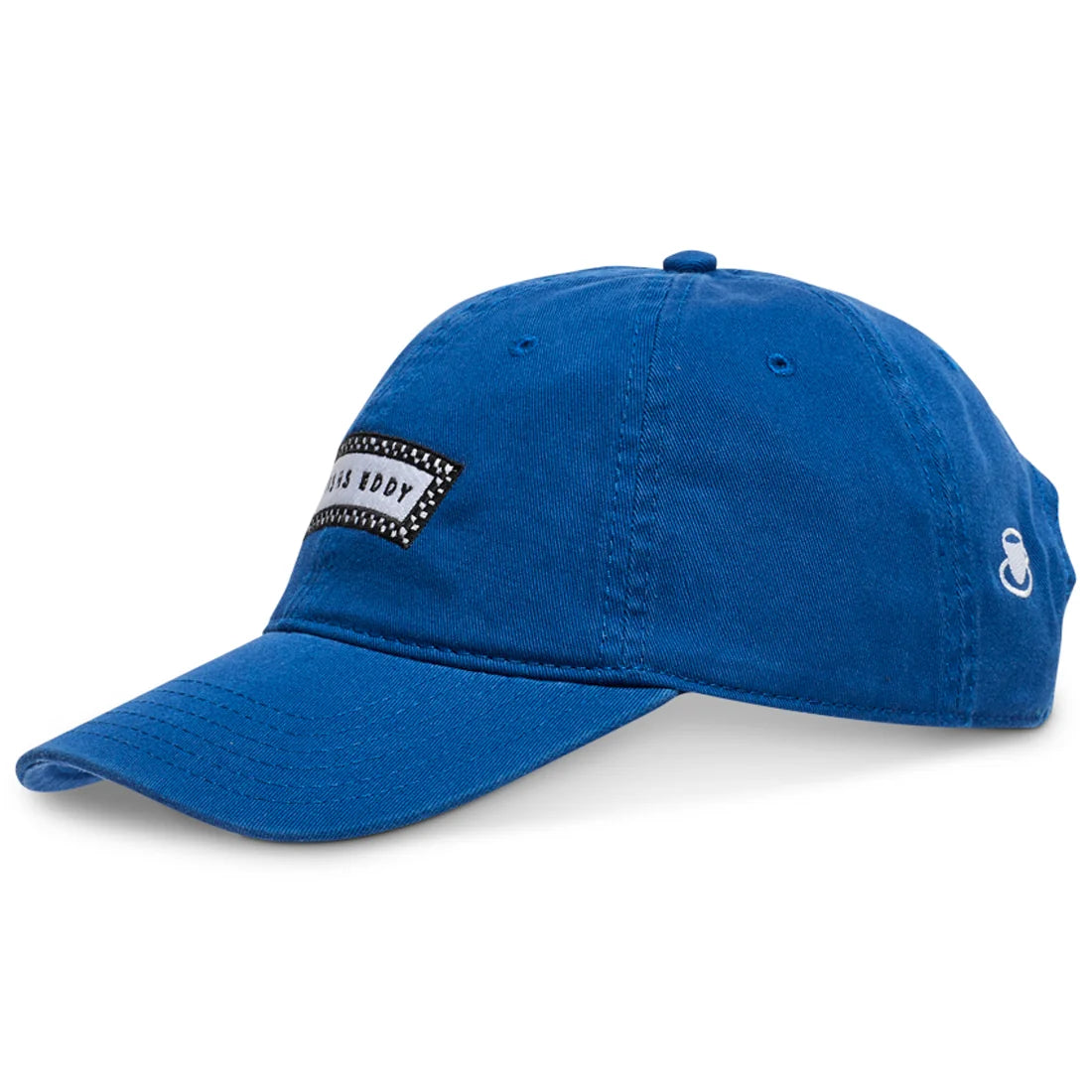 DAD HAT - CHECK LOGO - ROYAL BLUE