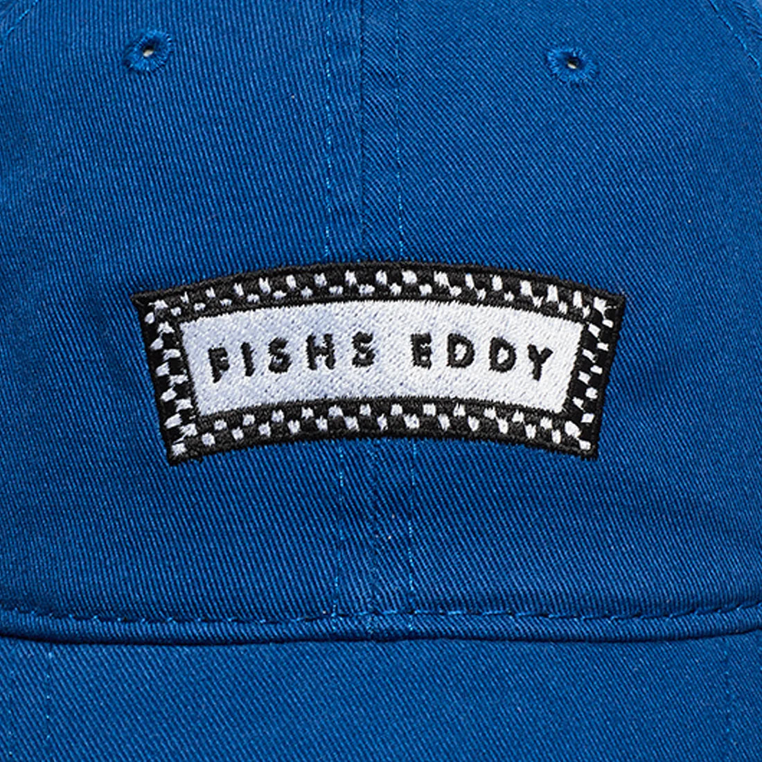 DAD HAT - CHECK LOGO - ROYAL BLUE
