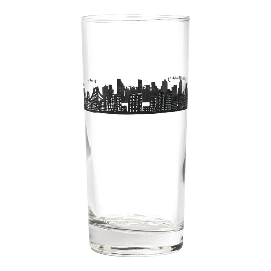 212 Skyline - Highball Glass tall glassware, with a crisp silhouette and decorative details that stand out on the table; well suited to water, iced drinks, cocktails, and everyday table settings. Primary product view highlights the overall design and proportions.