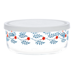VINTAGE FLORAL - TAMMY STORAGE BOWL WITH LID (24.3OZ)