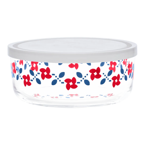 VINTAGE FLORAL - PATSY STORAGE BOWL WITH LID (24.3OZ)