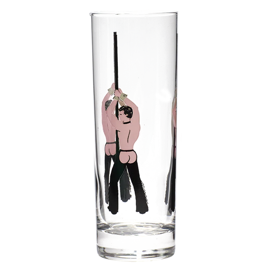 Strip He - Zombie Glass decorative glassware, with a crisp silhouette and decorative details that stand out on the table; versatile for water, cocktails, juice, or building a more expressive glassware mix. Primary product view highlights the overall design and proportions.