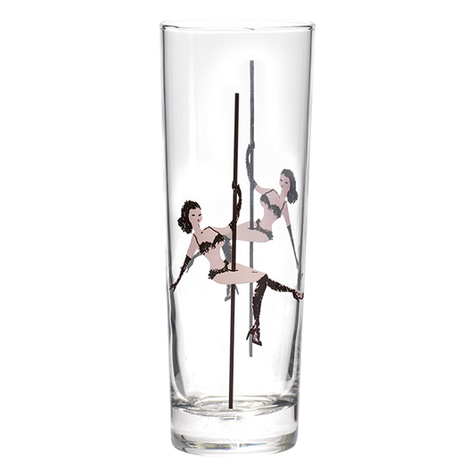 Strip She - Zombie Glass decorative glassware, with a crisp silhouette and decorative details that stand out on the table; versatile for water, cocktails, juice, or building a more expressive glassware mix. Primary product view highlights the overall design and proportions.