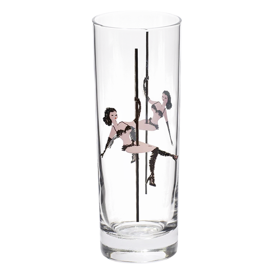 Strip She - Zombie Glass decorative glassware, with a crisp silhouette and decorative details that stand out on the table; versatile for water, cocktails, juice, or building a more expressive glassware mix. Alternate product view shows more of the shape, finish, and design details.