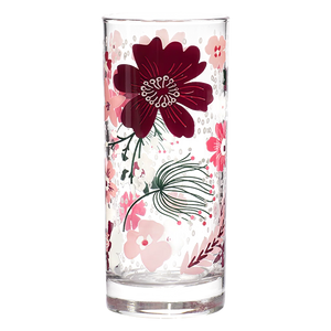 PINK GARDEN HIGHBALL GLASS (12.3OZ)