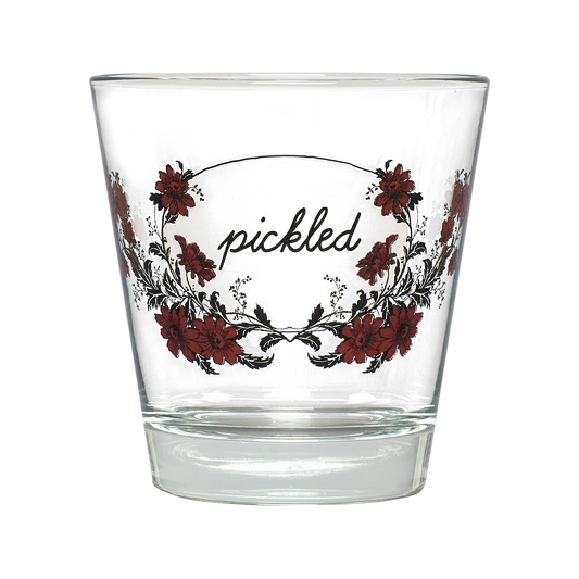 Influence - Pickled Tumbler decorative glassware, with a crisp silhouette and decorative details that stand out on the table; versatile for water, cocktails, juice, or building a more expressive glassware mix. Primary product view highlights the overall design and proportions.