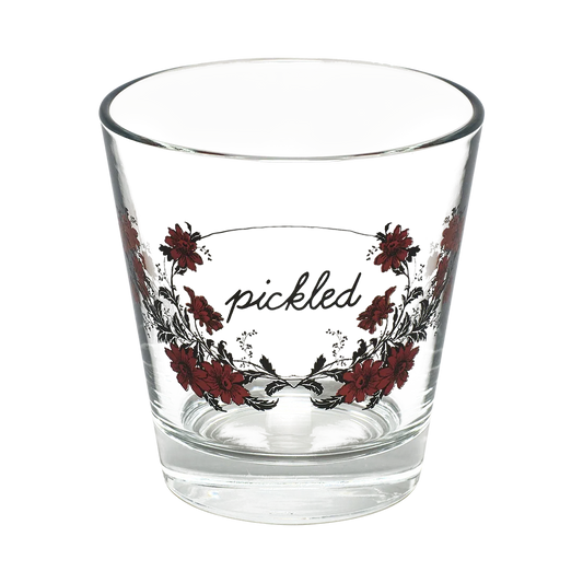Influence - Pickled Tumbler decorative glassware, with a crisp silhouette and decorative details that stand out on the table; versatile for water, cocktails, juice, or building a more expressive glassware mix. Alternate product view shows more of the shape, finish, and design details.