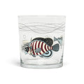MUSEUM FISH STRIPES LOWBALL  (12.17OZ)